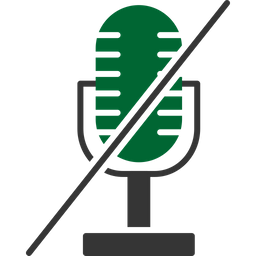 Mic Off  Icon