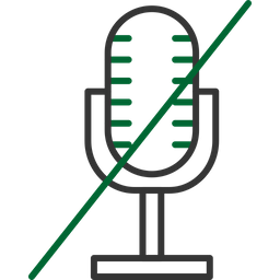 Mic Off  Icon