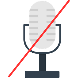 Mic Off  Icon