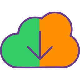 Cloud Download  Icon