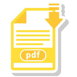 Format de fichier pdf  Icône