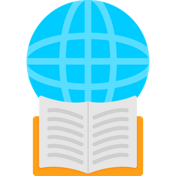 Globe Book  Icon