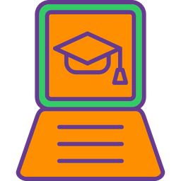 Online Learning  Icon