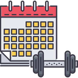 Gym schedule  Icon