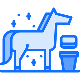 Horse Cleaning  Icon