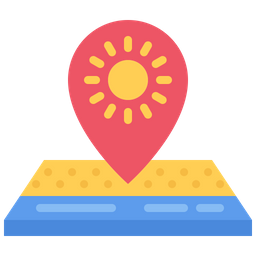 Beach Location  Icon