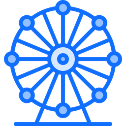 Amusement Wheel  Icon