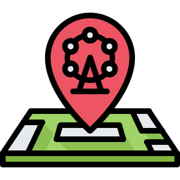 Amusement Park Location  Icon