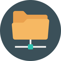 Document Connection Networking Icon
