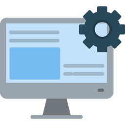 Configuración de la computadora  Icono