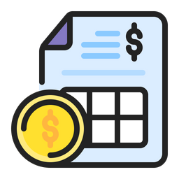 Financial Report  Icon