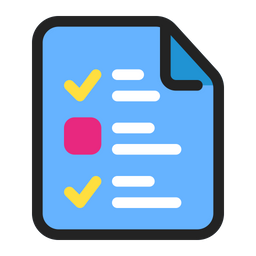 Lista de controle  Ícone