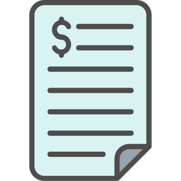 Bill Receipt  Icon