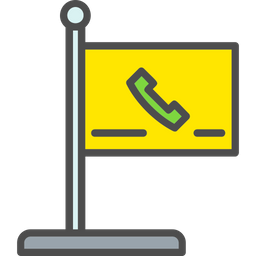 Call Flag  Icon