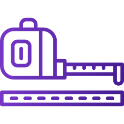 줄자를 측정하다  아이콘