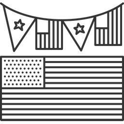 American Flags  Icon