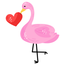 Flamingo Love  Icon