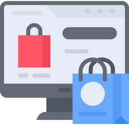 Digital Shopping  Icon