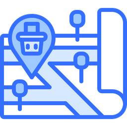 Basket Map  Icon