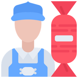 Candy Man Seller  Icon