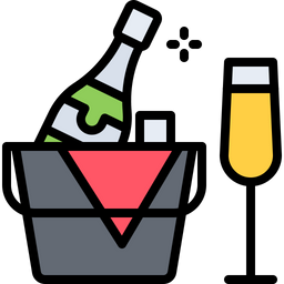 Champagne Bucket  Icon