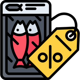 Fish Discount  Icon