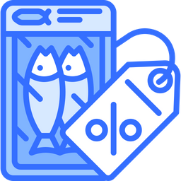 Fish Discount  Icon