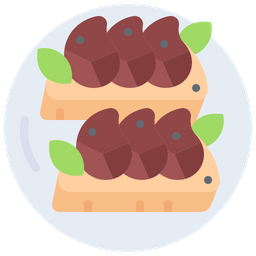 Bruschetta Appetizer  Icon