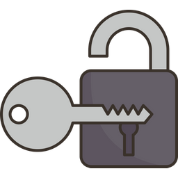 Lock Key  Icon