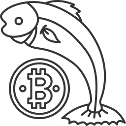 Bitcoin Fish  Icon