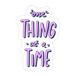 One thing at a time  Icon