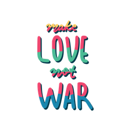 Make love no war  Icon