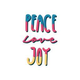 Peace love joy  Icon