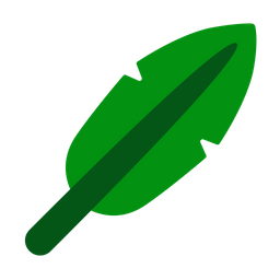 Banana tree leaf  Icon