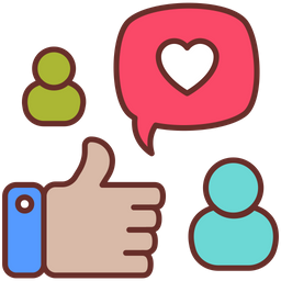 Brand engagement  Icon