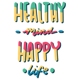 Healthy mind happy life  Icon