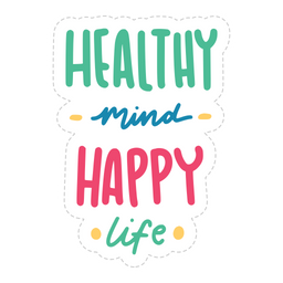 Healthy mind happy life  Icon