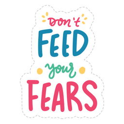 Don't feed your fears  Icon