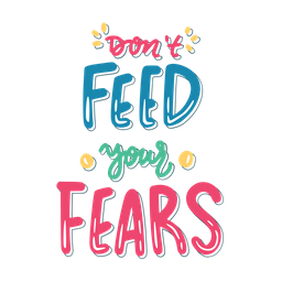 Don't feed your fears  Icon