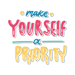 Make yourself a priority  Icon