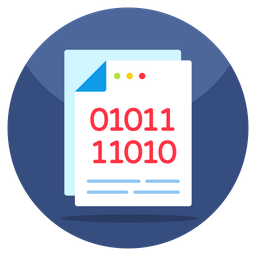 Binary File  Icon