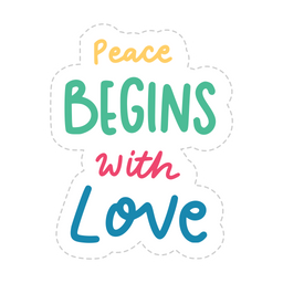 Peace begins with love  Icon