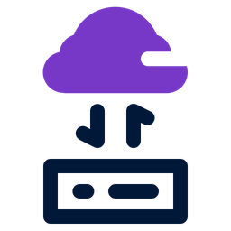 Cloud Hosting  Icon