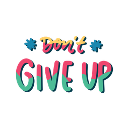 Don't give up  Icon