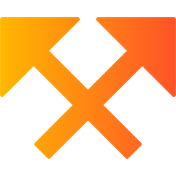 Intersect Arrow  Icon