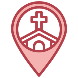 Christian Map  Icon