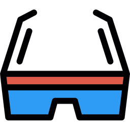 3 D Glasses  Icon