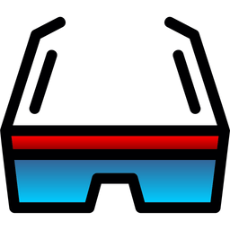 3 D Glasses  Icon