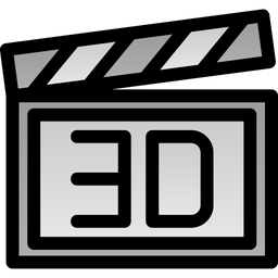 3 D Glasses  Icon