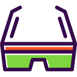 3 D Glasses  Icon